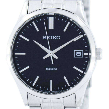 Seiko Quartz Black Dial SGEF01 SGEF01P1 SGEF01P Men's Watch