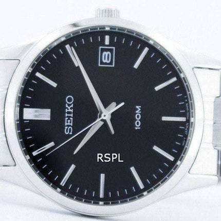 Seiko Quartz Black Dial SGEF01 SGEF01P1 SGEF01P Men's Watch