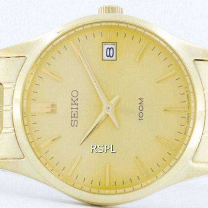 Seiko Quartz Analog Gold Tone SGEF04 SGEF04P1 SGEF04P Men's Watch