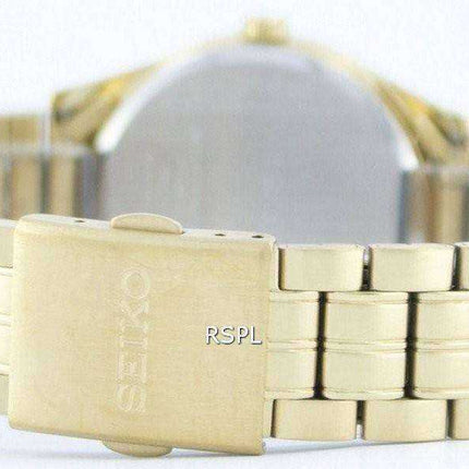 Seiko Quartz Analog Gold Tone SGEF04 SGEF04P1 SGEF04P Men's Watch