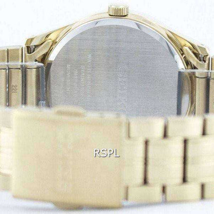 Seiko Quartz Analog Gold Tone SGEF04 SGEF04P1 SGEF04P Men's Watch