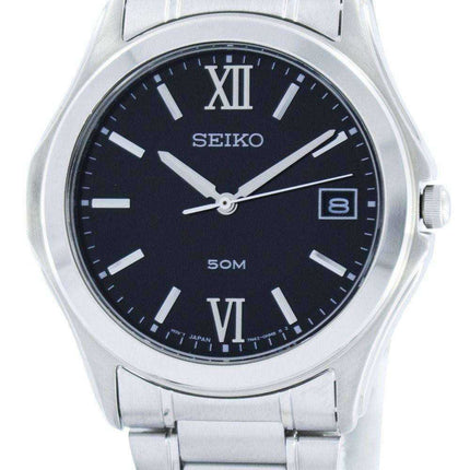 Seiko Quartz Analog Black Dial SGEF21 SGEF21P1 SGEF21P Men's Watch