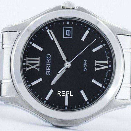 Seiko Quartz Analog Black Dial SGEF21 SGEF21P1 SGEF21P Men's Watch
