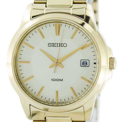 Seiko Quartz Analog Gold Tone SGEF58 SGEF58P1 SGEF58P Men's Watch