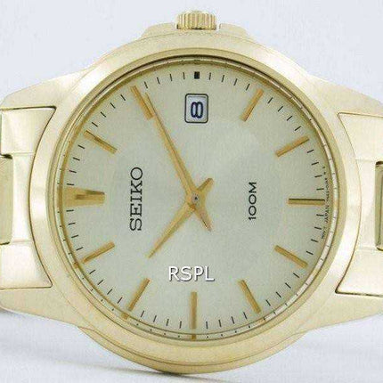 Seiko Quartz Analog Gold Tone SGEF58 SGEF58P1 SGEF58P Men's Watch