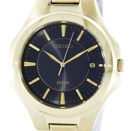 Seiko Quartz Analog Gold Tone SGEF66 SGEF66P1 SGEF66P Men's Watch