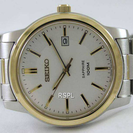Seiko Quartz Sapphire Silver Dial SGEH06P1 SGEH06P Mens Watch