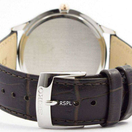 Seiko Quartz Sapphire Glass Silver Dial SGEH55P1 SGEH55P Mens Watch