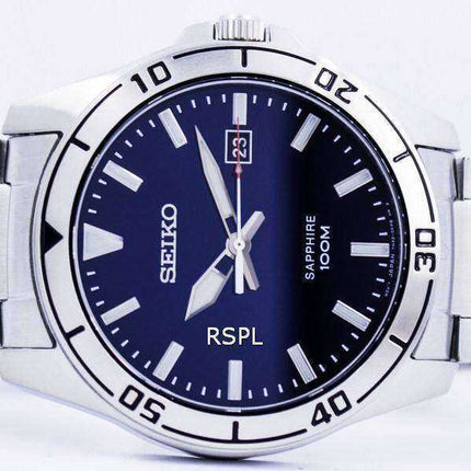 Seiko Quartz Sapphire Glass Blue Dial SGEH61 SGEH61P1 SGEH61P Men's Watch
