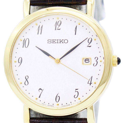 Seiko Brown Leather Strap SKK648P1 SKK648P SKK648 Mens Watch