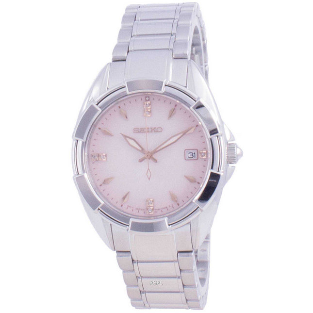 Seiko Discover More Diamond Accents Quartz SKK725 SKK725P1 SKK725P 100M Womens Watch
