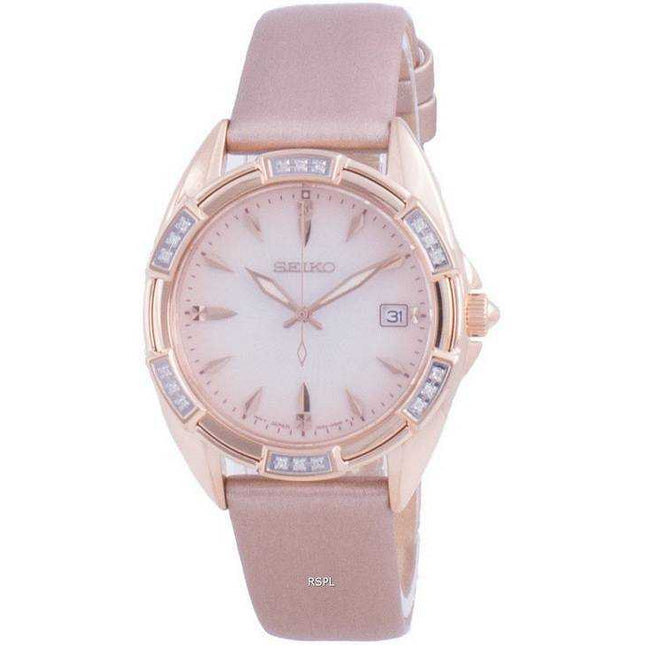 Seiko Diamond Accents Quartz SKK726 SKK726P1 SKK726P 100M Womens Watch