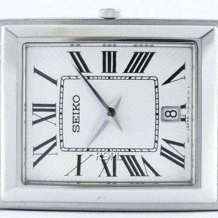 Seiko Stylish Rectangular Quartz Analog SKP357 SKP357P1 SKP357P Men's Watch