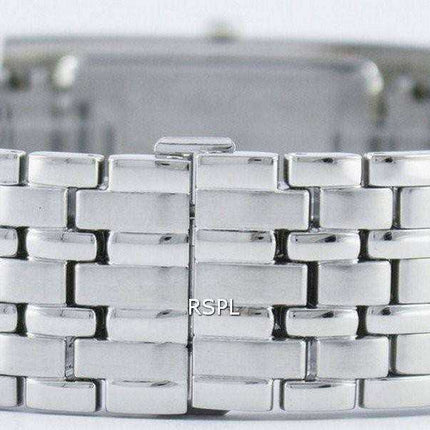 Seiko Stylish Rectangular Quartz Analog SKP357 SKP357P1 SKP357P Men's Watch