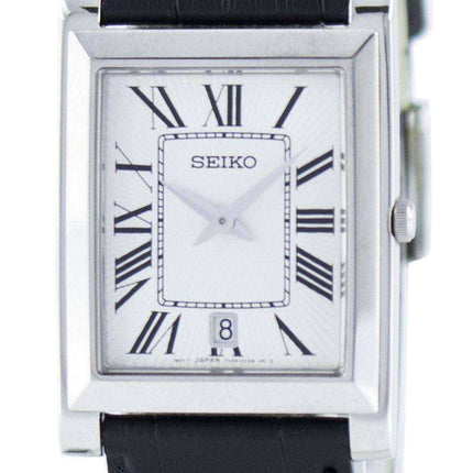 Seiko Stylish Rectangular Quartz Analog SKP361 SKP361P1 SKP361P Men's Watch