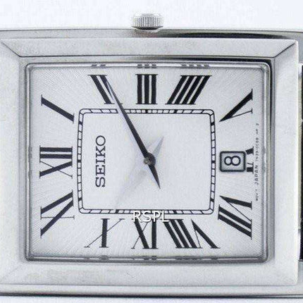 Seiko Stylish Rectangular Quartz Analog SKP361 SKP361P1 SKP361P Men's Watch