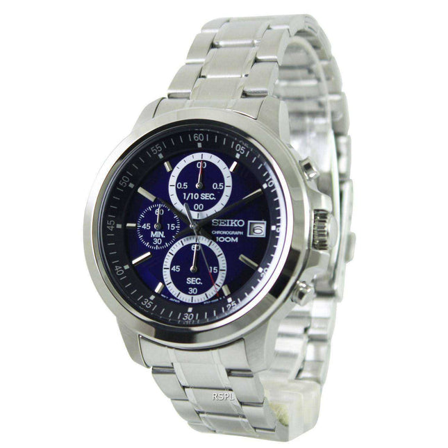 Seiko Chronograph Quartz Blue Dial SKS443P1 SKS443P SKS443 Mens Watch