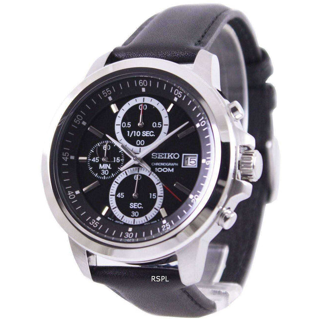 Seiko Chronograph 100M Black Dial SKS445P2 Mens Watch