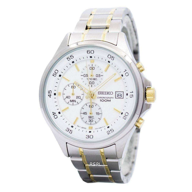 Seiko Chronograph Quartz 100M SKS479 SKS479P1 SKS479P Men's Watch