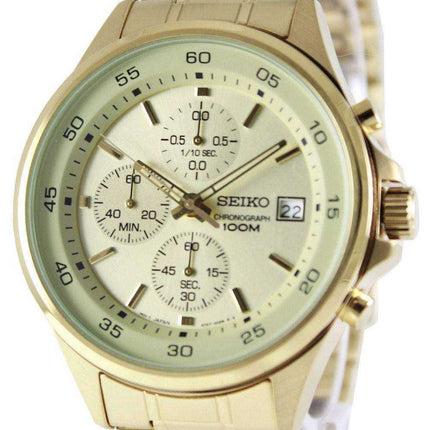 Seiko Chronograph Quartz 100M SKS482P1 SKS482P Mens Watch