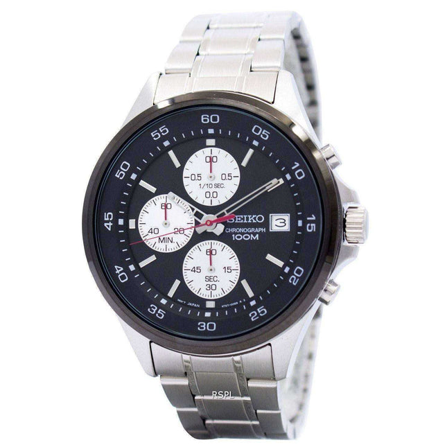 Seiko Chronograph Quartz 100M SKS483 SKS483P1 SKS483P Men's Watch