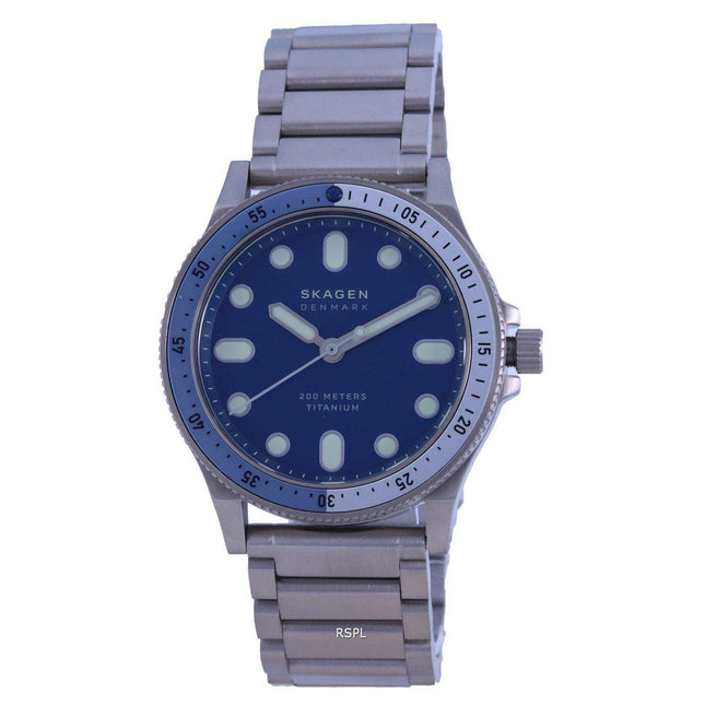 Skagen Fisk Limited Edition Titanium Diver's Quartz SKW6717 200M Men's Watch
