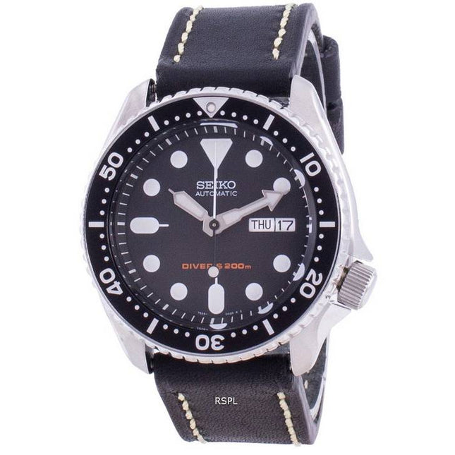Seiko Automatic Diver's Black Dial SKX007K1-var-LS16 200M Men's Watch