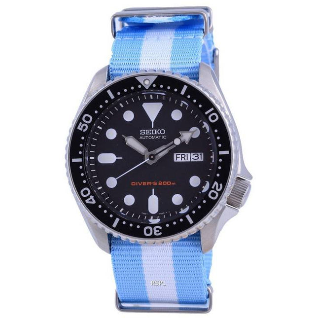 Seiko Automatic Divers Polyester SKX007K1-var-NATO24 200M Mens Watch