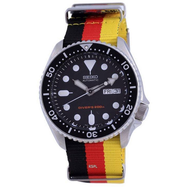 Seiko Automatic Divers Polyester SKX007K1-var-NATO26 200M Mens Watch