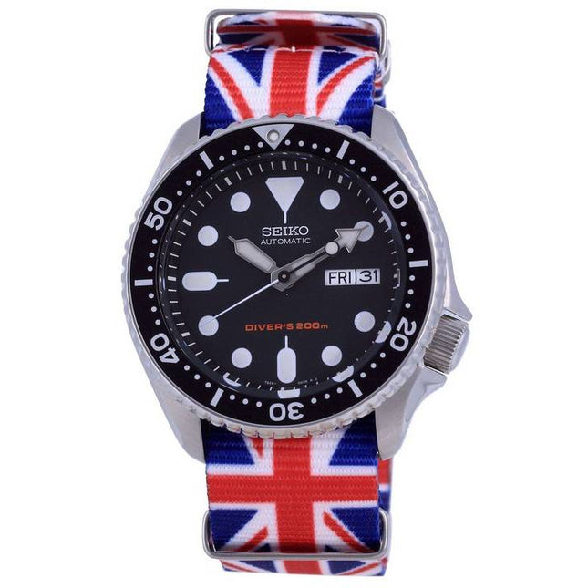 Seiko Automatic Divers Polyester SKX007K1-var-NATO28 200M Mens Watch