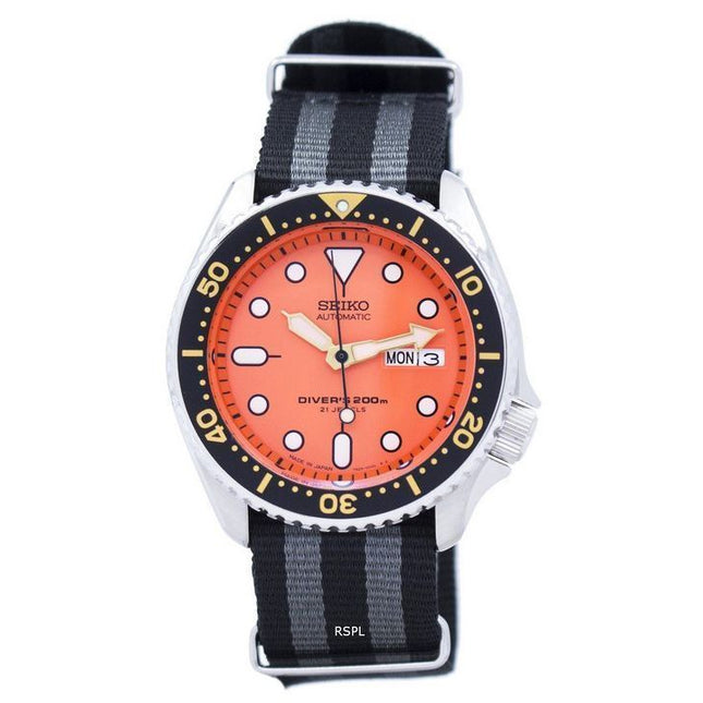 Seiko Automatic Divers 200M NATO Strap SKX011J1-var-NATO1 Mens Watch