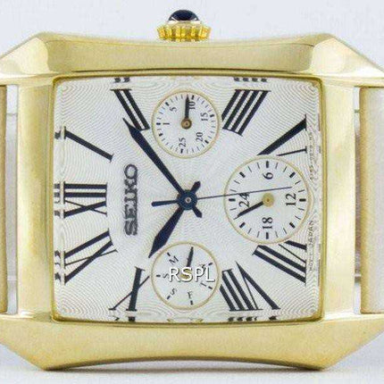 Seiko Rectangular Multi-Function Quartz Analog SKY736P2 Women's Watch