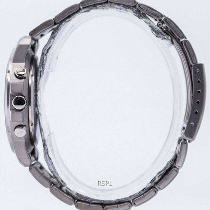 Seiko Titanium Alarm Chronograph SNA107 SNA107P1 SNA107P Mens Watch