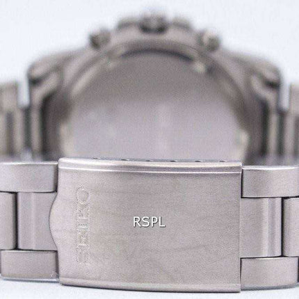 Seiko Titanium Alarm Chronograph SNA107 SNA107P1 SNA107P Mens Watch