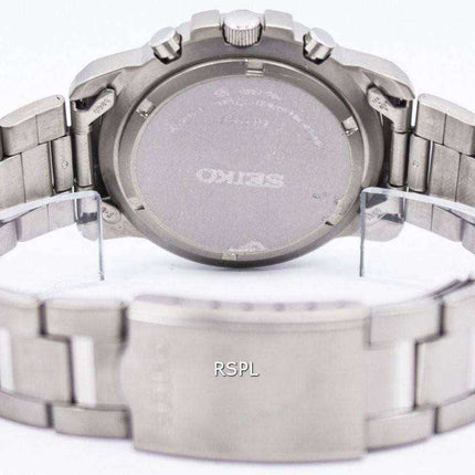 Seiko Titanium Alarm Chronograph SNA113 SNA113P1 SNA113P Mens Watch