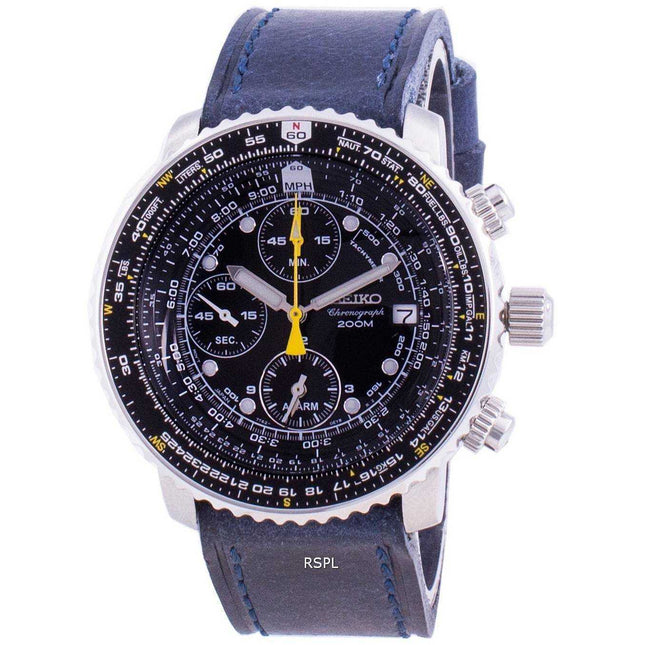 Seiko Pilot's Flight SNA411P1-VAR-LS13 Quartz Chronograph 200M Men's Watch