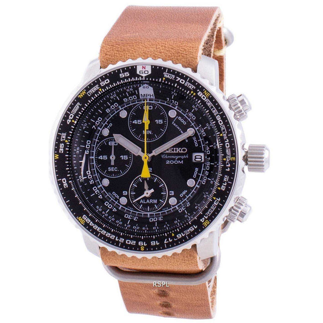 Seiko Pilot's Flight SNA411P1-VAR-LS18 Quartz Chronograph 200M Men's Watch