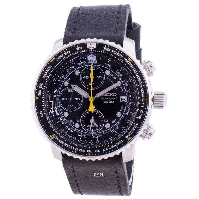 Seiko Pilot's Flight SNA411P1-VAR-LS8 Quartz Chronograph 200M Men's Watch