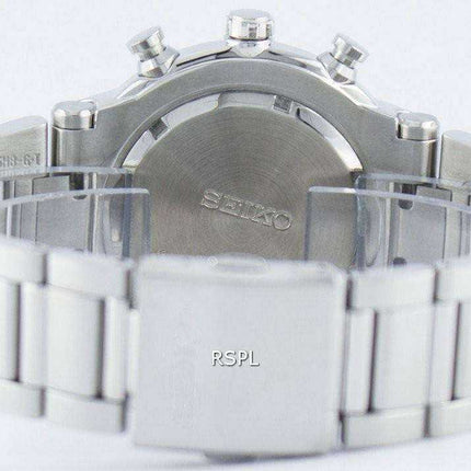 Seiko Quartz Chronograph Alarm SNAA43 SNAA43P1 SNAA43P Men's Watch