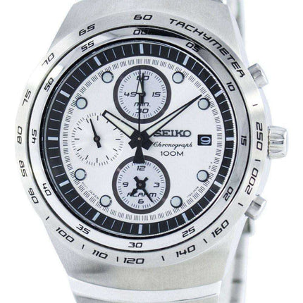 Seiko Quartz Chronograph Alarm SNAA81 SNAA81P1 SNAA81P Men's Watch