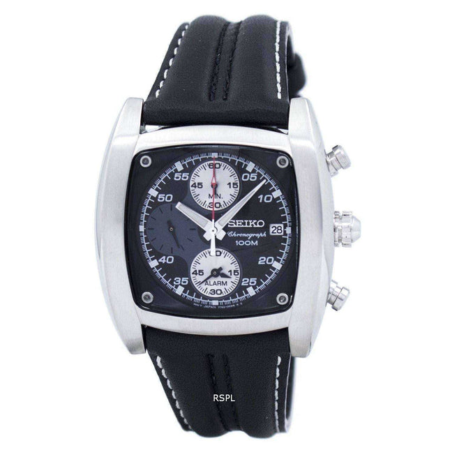 Seiko Chronograph Alarm Quartz SNAB03 SNAB03P1 SNAB03P Men's Watch