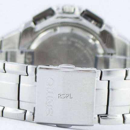 Seiko Quartz Chronograph Alarm SNAB07 SNAB07P1 SNAB07P Men's Watch