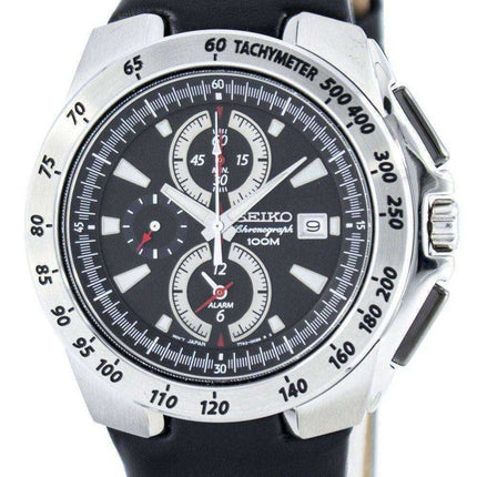Seiko Quartz Chronograph Alarm SNAB11 SNAB11P1 SNAB11P Men's Watch