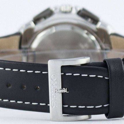 Seiko Quartz Chronograph Alarm SNAB11 SNAB11P1 SNAB11P Men's Watch