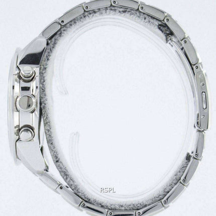 Seiko Quartz Chronograph Alarm SNAB17 SNAB17P1 SNAB17P Men's Watch