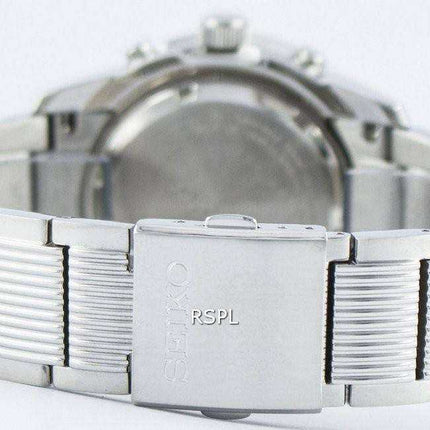 Seiko Quartz Chronograph Alarm SNAB17 SNAB17P1 SNAB17P Men's Watch