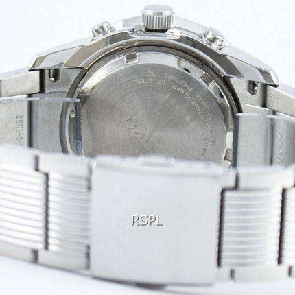 Seiko Quartz Chronograph Alarm SNAB17 SNAB17P1 SNAB17P Men's Watch