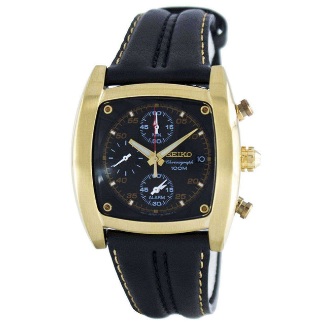 Seiko Chronograph Quartz Alarm SNAB48 SNAB48P1 SNAB48P Men's Watch