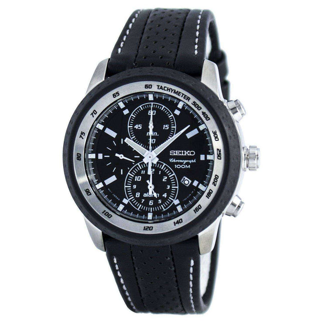 Seiko Chronograph Quartz Alarm Tachymeter SNAB55 SNAB55P1 SNAB55P Men's Watch