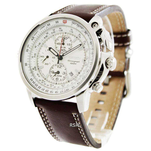 Seiko FLIGHTMASTER Pilot Chronograph SNAB71P1 SNAB71P SNAB71 Mens Watch